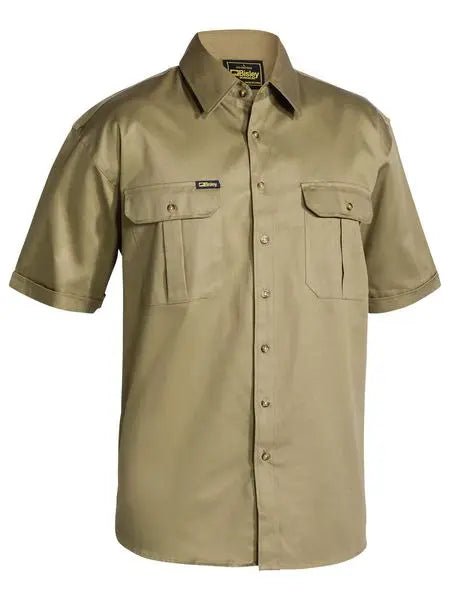 Bisley Workwear Original Cotton Drill Short Sleeve Shirt BS1433 Bisley Workwear